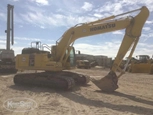 Used Excavator in yard